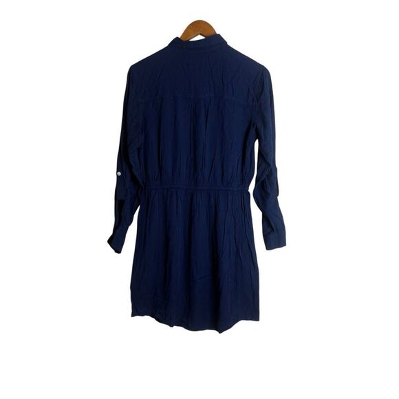 Gap navy long sleeve dress. Size small - Picture 6 of 8